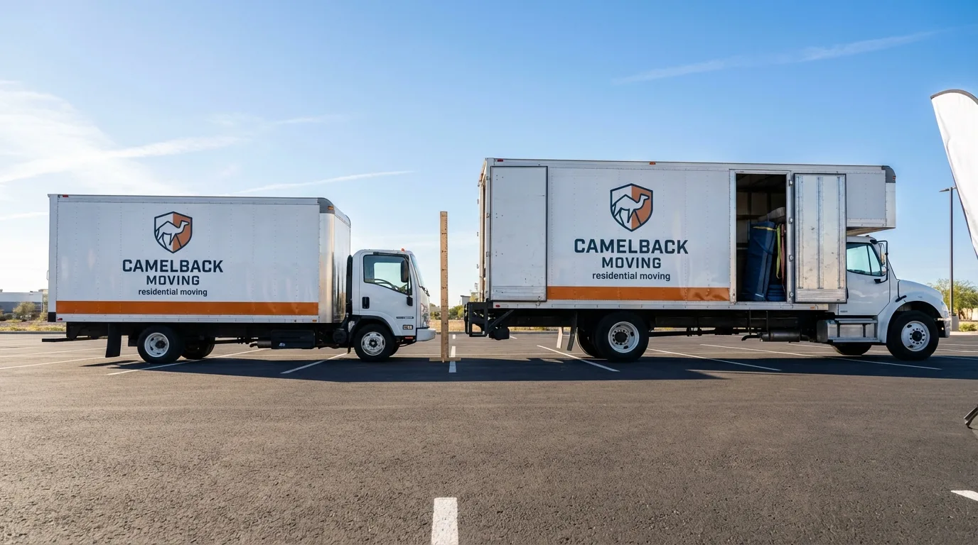 Moving truck size capacity guide in Huntsville